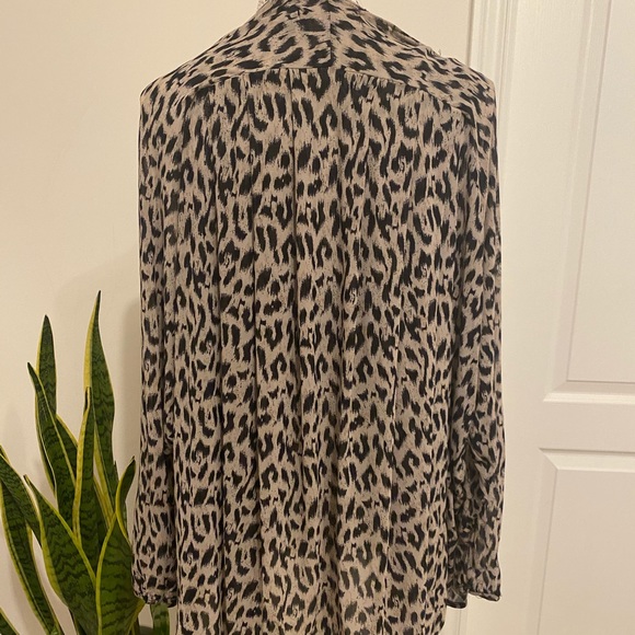 ARITZIA EVIL TWIN Cheetah Print Cardigan - Picture 3 of 7
